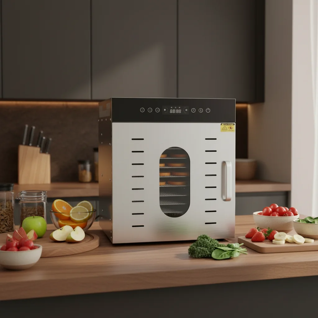 Multifunction Stainless Steel Food Dehydrator Machine Dryer Yogurt Maker Fruit Roll Maker Dough Proofer Herb Dryer Etc. Dual