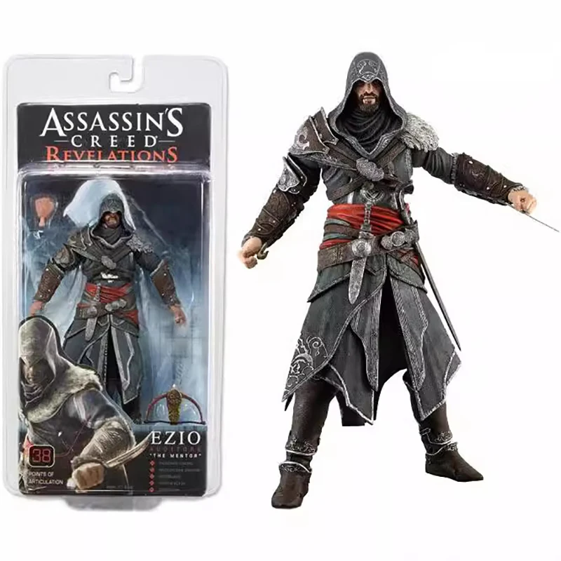 Game Assassin'S Creed Figure Assassin Master Altair Ezio 7 Inches Movable Joint Model Desktop Collection Ornaments Toy Gifts