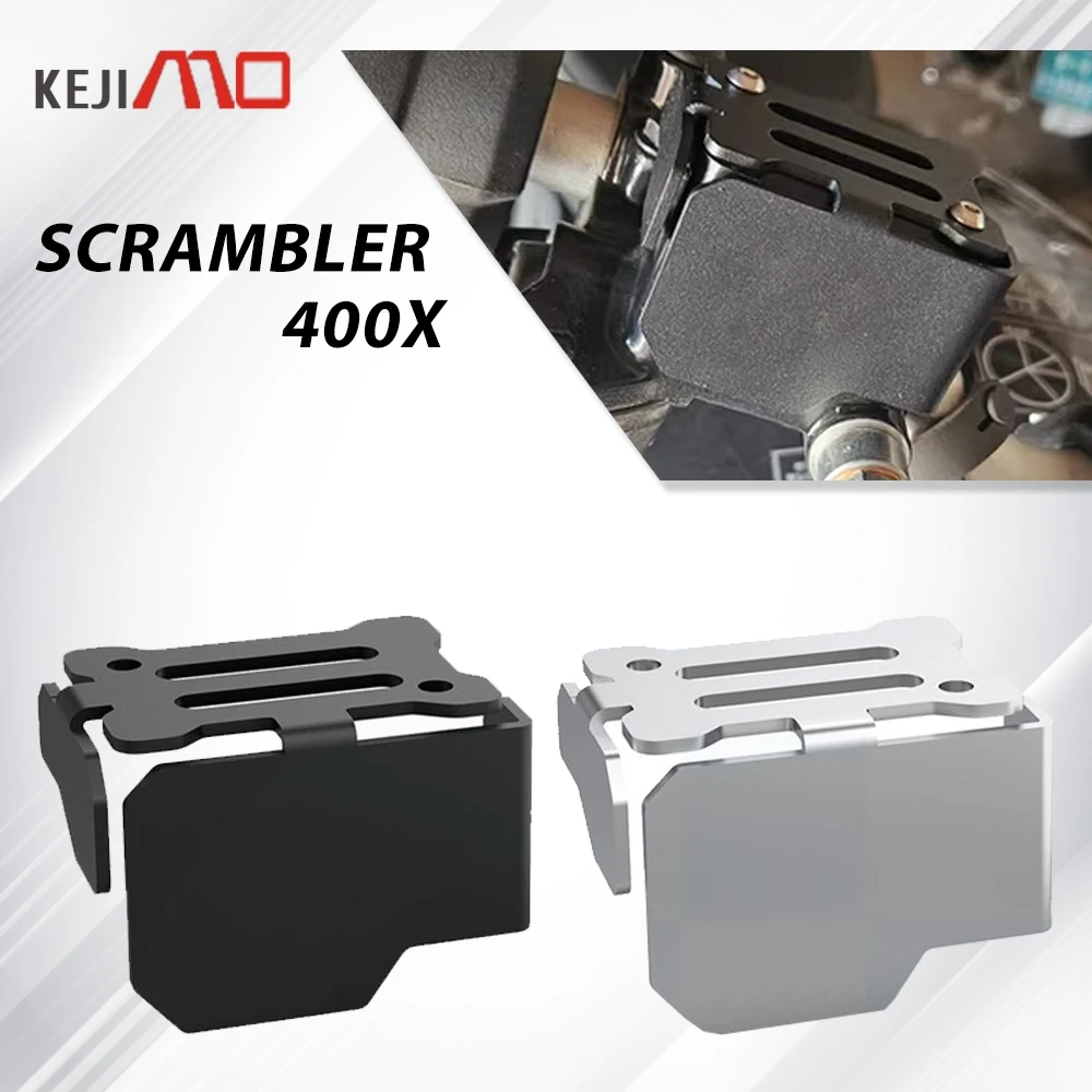 

For Speed400 Scrambler 400 X 2024 2025 2026 Speed 400 Scrambler 400X Motorcycle Parts Front Brake Fluid Reservoir Cover Guard