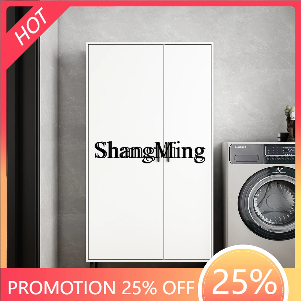 

ZYY Exquisite Premium Household Cabinet Luxury Hole Board Balcony Storage Broom Mop Miscellaneous Household Cleaning Cabinet