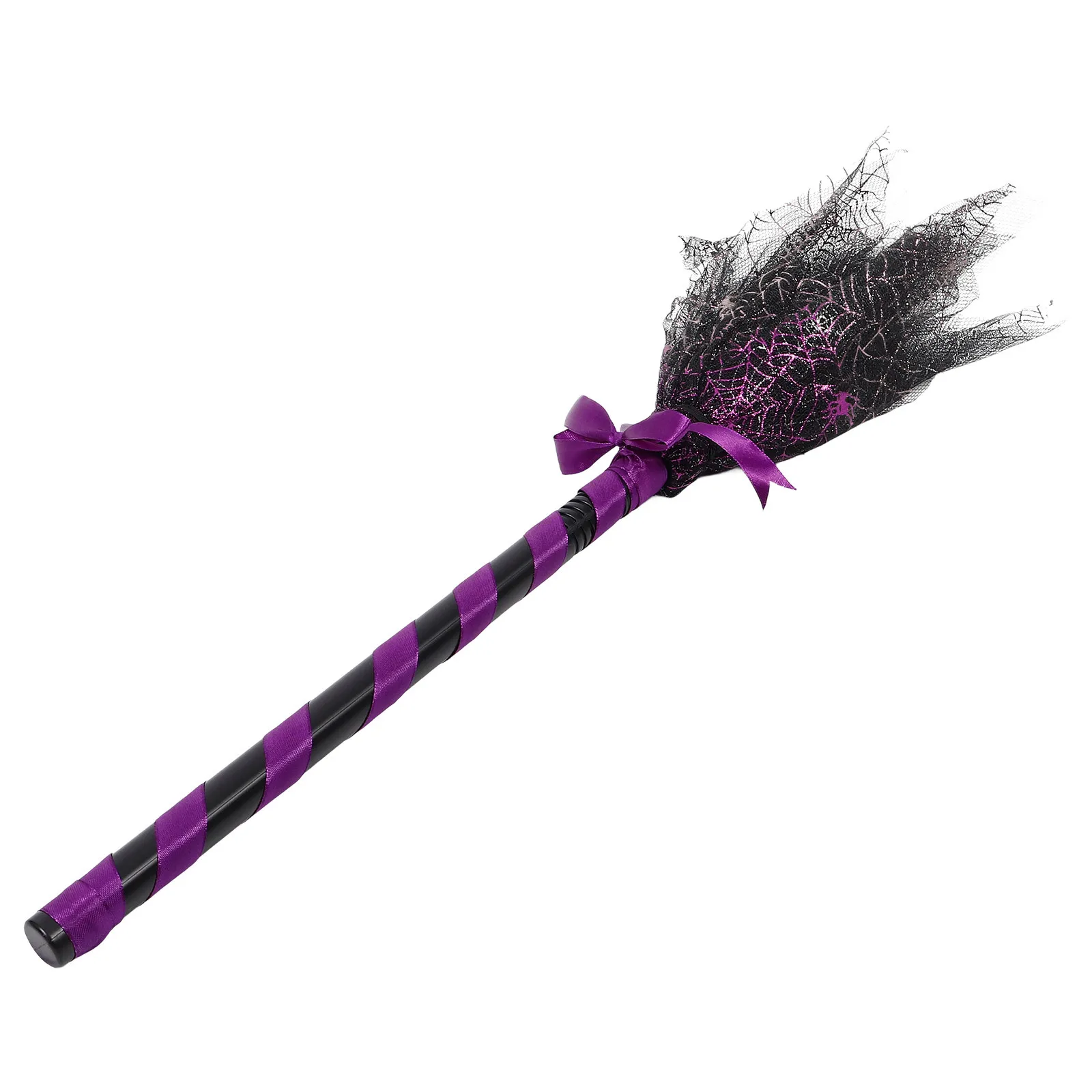 

Halloween Witch Broom Decor Detachable Lightweight Party Cosplay Prop Broomstick Ornament For Masquerade Costume