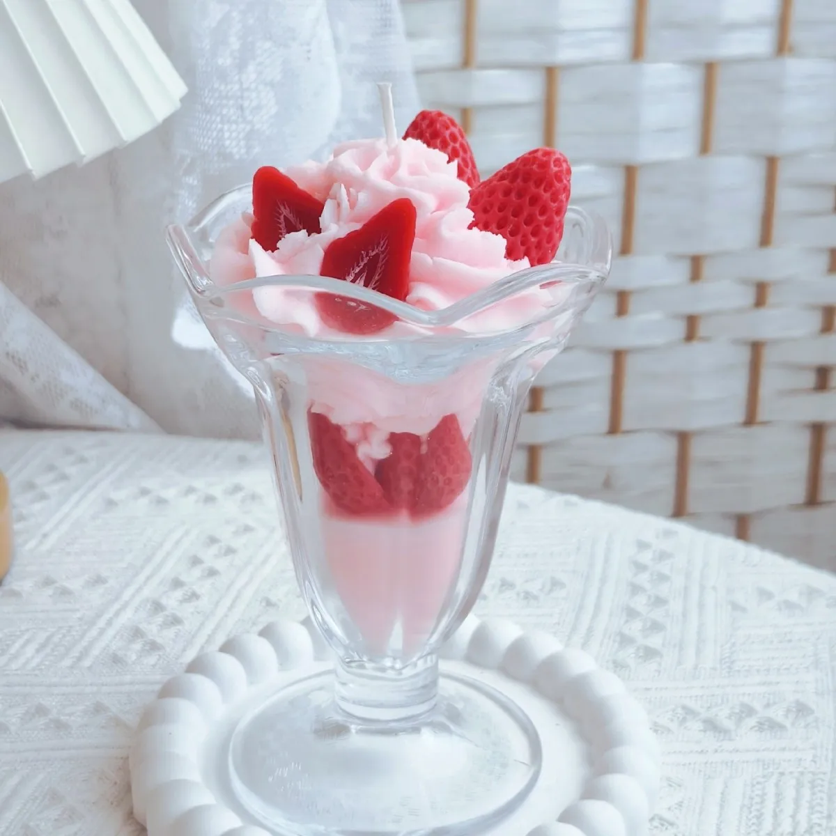 DIY Simulation Ice-cream Shape Silicone Mold 3D Dessert Aroma Candle Resin Plaster Ornament Mold Home Decor Gift Making - view 4