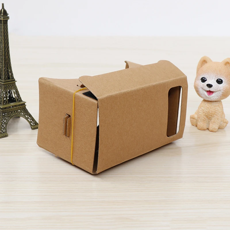 1pc Google Cardboard 3D Vr Virtual Reality Glasses For Android or Phone NEW VR Model DIY Transform Your Device Into a Big Screen