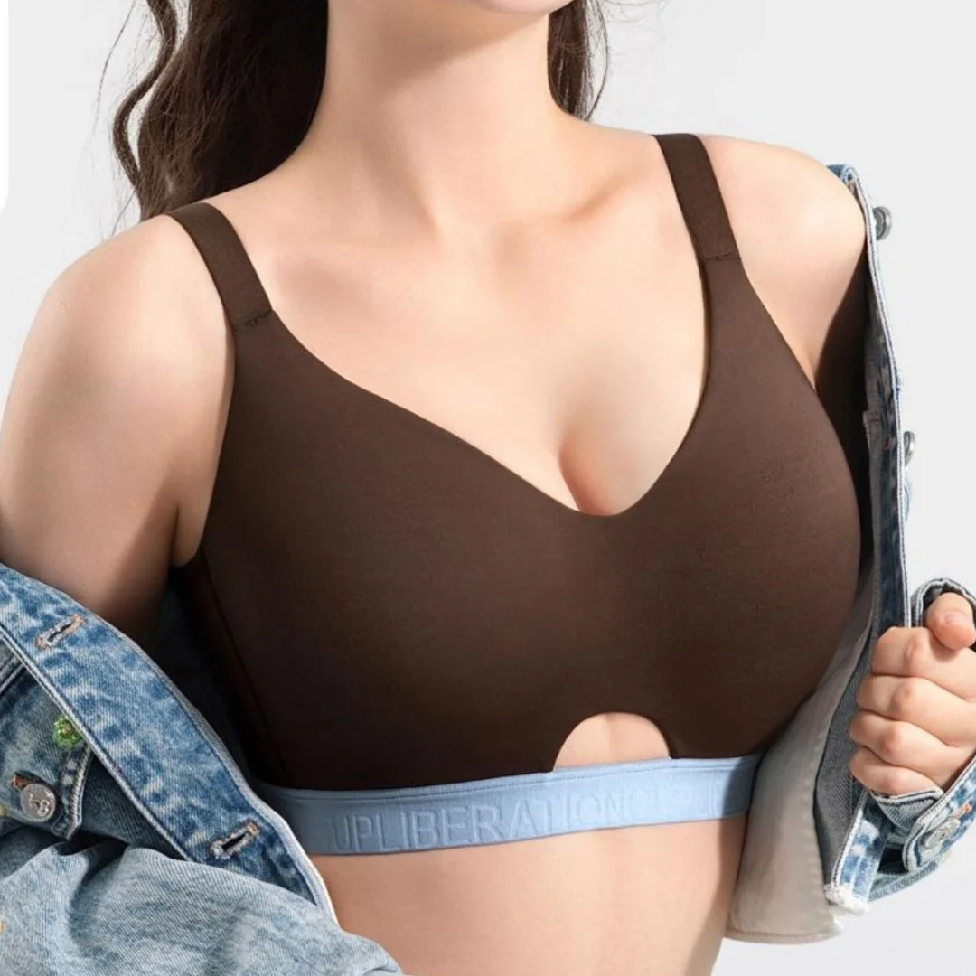 Seamless Light Sport Bra Full Minimizing Reduction Lift Wire-Free Plus Size Thin Sleep/Dail 75 80 85 90 95 100 105 B C D E F