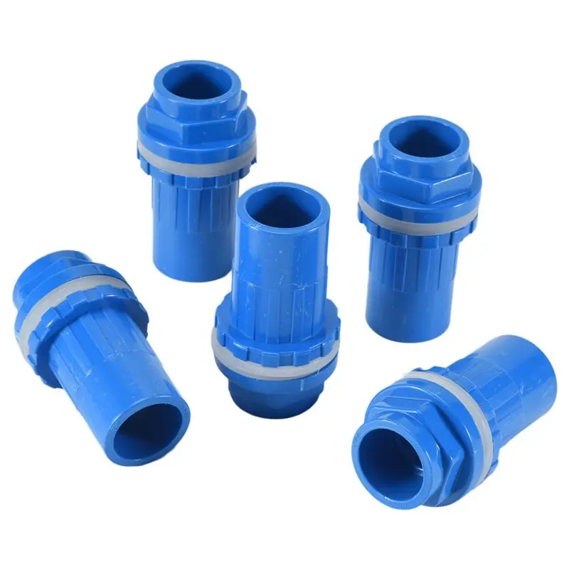 

Соединители для труб J1UL1N, 5 шт., утолщенные, для аквариумов, садовых ирригационных систем, водоснабжения, сливных труб, синие