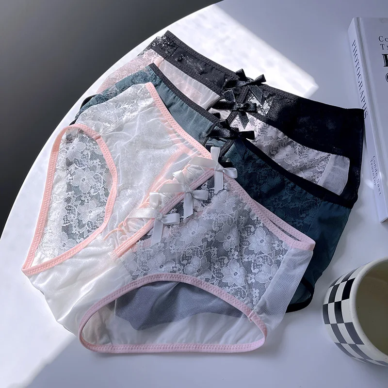 ملابس داخلية نسائية متوسطة الخصر بمقاس كبير ، سراويل داخلية مثيرة ، تصميم أصلي ، أنماط جديدة من النمط الاجتماعي ، مقاس كبير ، شغف خالص ، صفاء #4