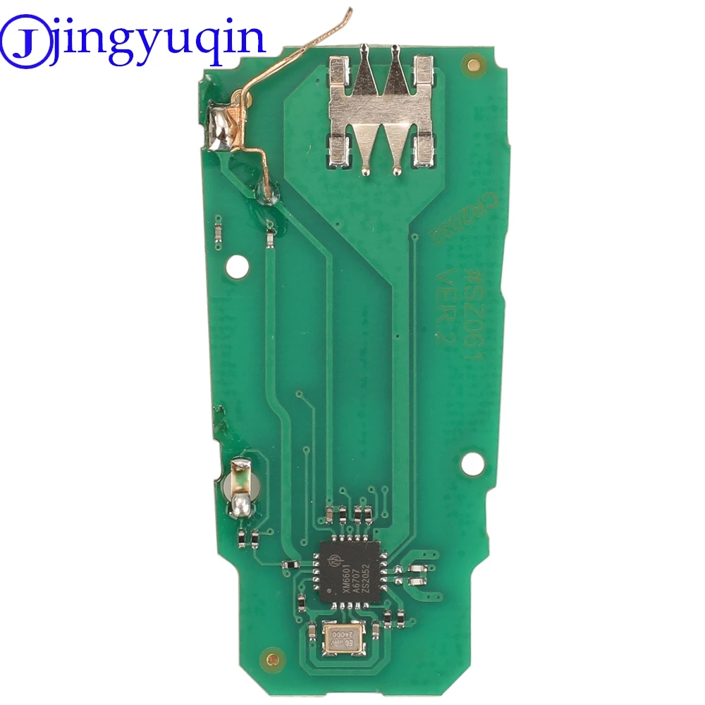 Jingyuqin 원격 엔트리 FOB ASK 3C0959752BA ID48 칩 원격 자동차 키 쉘 케이스 교체, VW 파사트 CC용 433Mhz