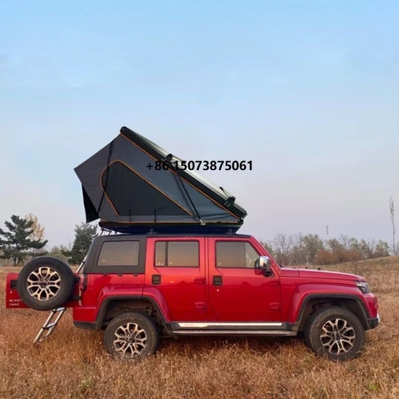Rooftop Tent Hard 2-3 Person Nature Roof Top Tent Hardshell for SUV Top Claim Overland Car Roof Rack Top Tents