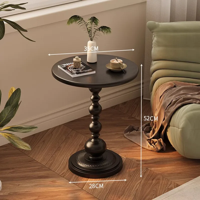 Italian Coffee Table Simple Clear Round Transform Kitchen Side Table Living Room Side Table Couchtisch Postmodern Furniture