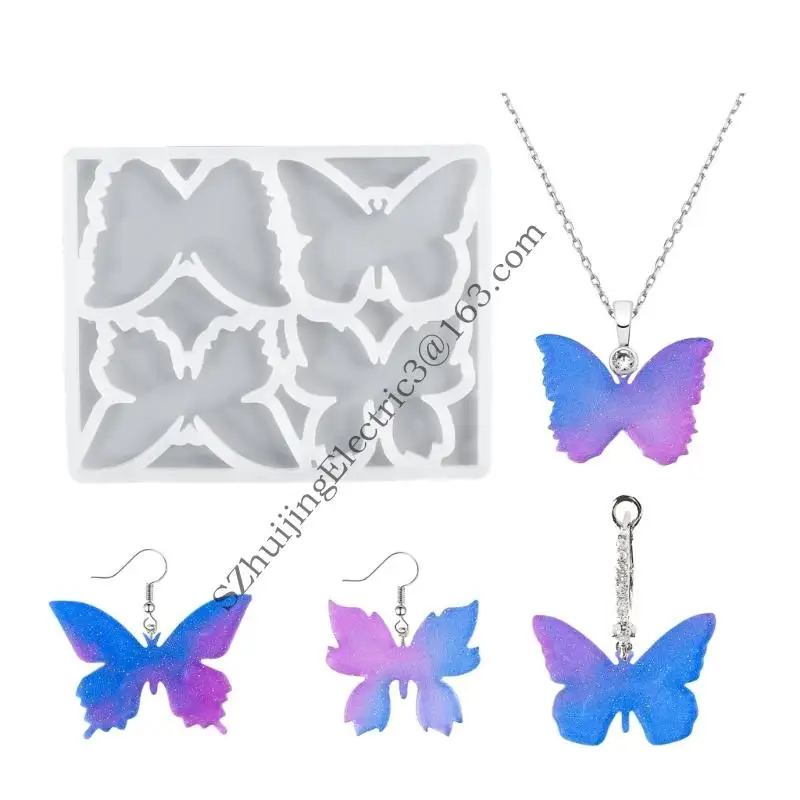 Portable Clear Butterfly Accessory Mold For Easy Demolding And Precise Crafting