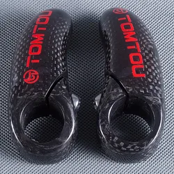 TOMTOU Full 3K Carbon Fiber Small Auxiliary Handlebar Bar End MTB Mountain Bike Bicycle Parts