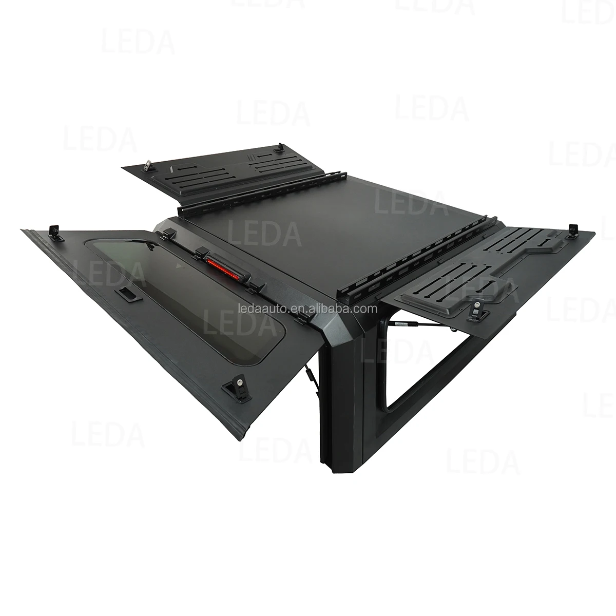 

Car Exterior Accessories Waterproof Camper Truck Bed Cover Canopy Aluminum Steel Hard Top Pickup Cover for Hilux, for Tacoma