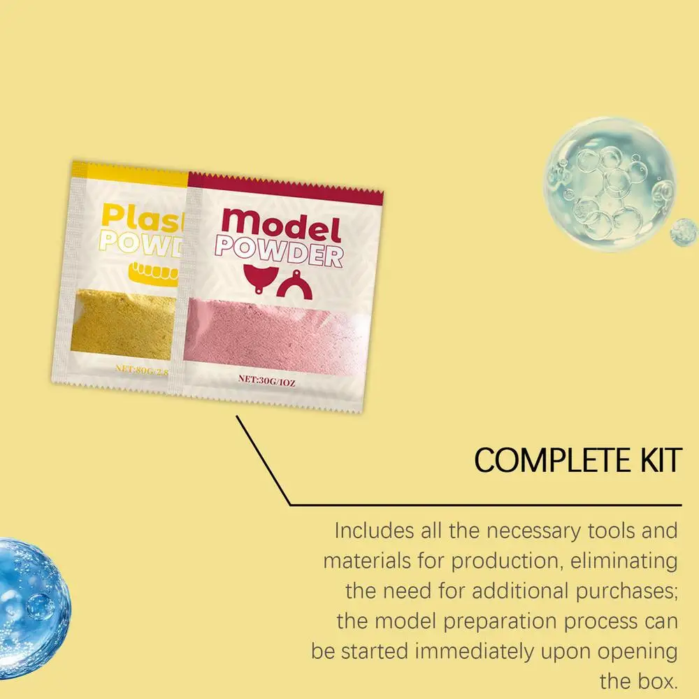 Zahnmodellierungs-Set Gips-Zahnformpulver Modellierwerkzeug für Zahnverzierung für Männer Frauen Studenten Kinder Klassenzimmer-Demonstration – Detail 14