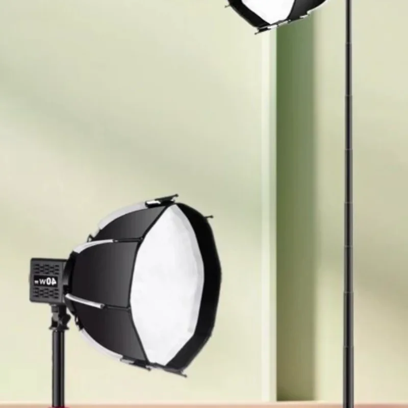 V-200 라이트 스탠드 삼각대 휴대폰 클립 액션 카메라 핸드헬드 COB 라이트 휴대용 알루미늄 합금 2M 라이트 스탠드