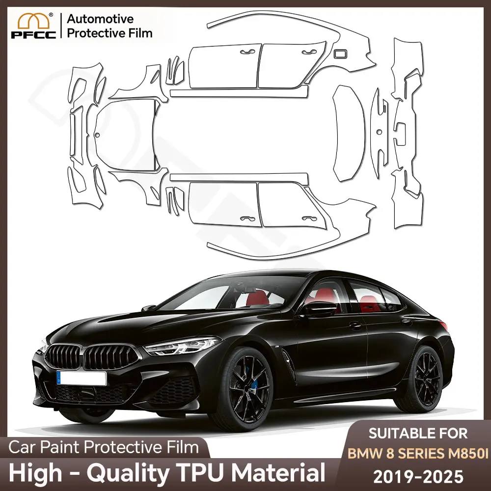8.5Mil PPF for BMW M850i 8 Series 2022-2024 Pre Cut Car Paint Protection Film Transparent Wrap Clear Protective Sticker