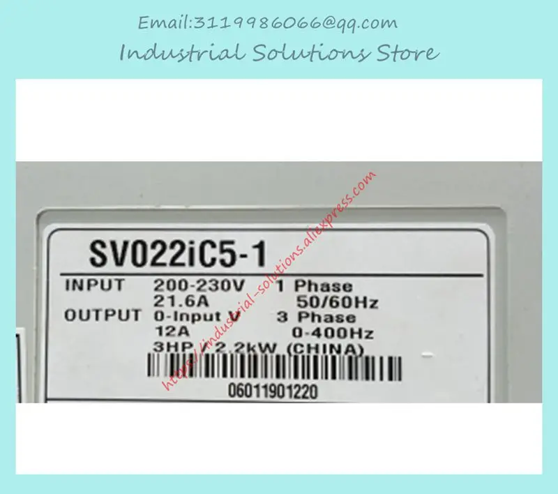 

SV022IC5-1 2.2KW 1Phase 200V Frequency Converter New Original 2025002