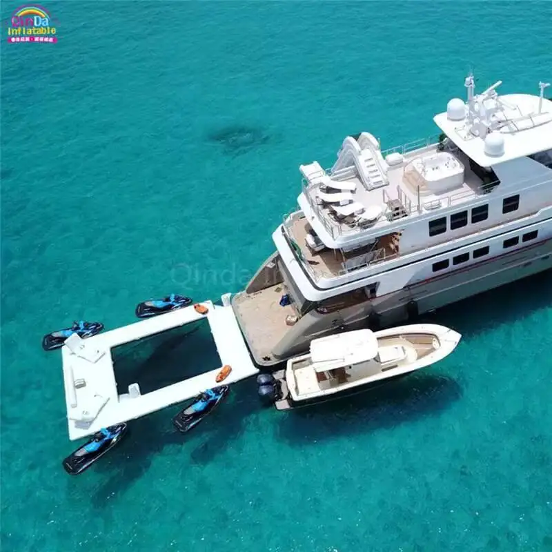 

Надувной плавучий бассейн для океана/моря / Защитный бассейн от медуз с сетчатым ограждением для яхт и активного отдыха на открытом воздухе