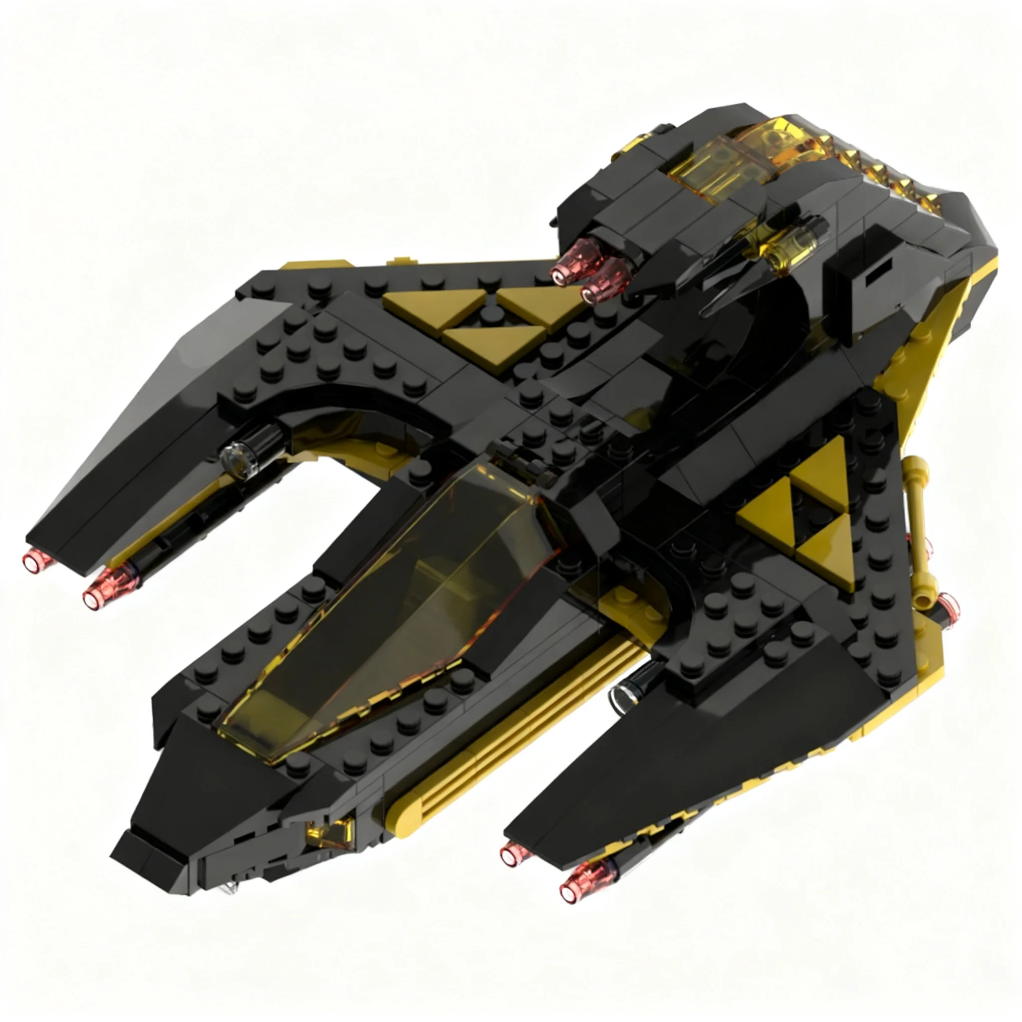 351pcs MOC Space Blacktron I Stellar Scorpion 2.0 Model Christmas Gift Creative Collectible Living Room Ideas