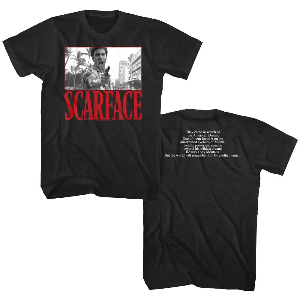 Scarface Tony Montana By Another Name Men'S T Shirt American Dream Quote Wealth