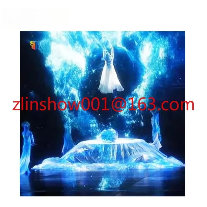

Opera House Holographic Screen Projector Indoor and Outdoor Application Grid Mesh Screen for Stage Projection OEM Supplier