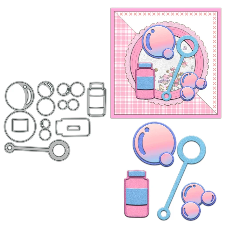 

Bubble Blowing Toys Pattern Cutting Dies DIY Scrapbooking Supplies Metal Dies Knife Mold For Card Making Albums Decor