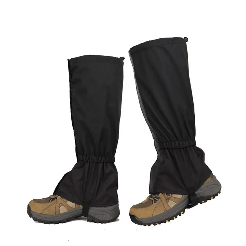 POTEA  Waterproof Hiking Boot Gaiters Waterproof And Highly Breathable Black Children/Ladies/Men Polyester Fabric Snow