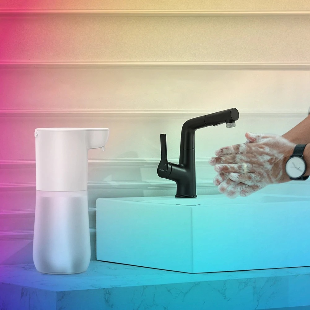 

[NEW!A93G】 2000Mah USB Charging Automatic Induction Hand Washer Foam Soap Dispenser For Kitchen 350Ml
