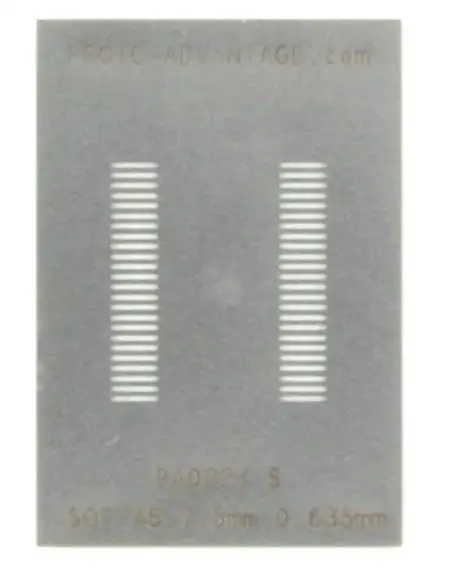 

PA0227-S SSOP-48 Stainless Steel Stencil