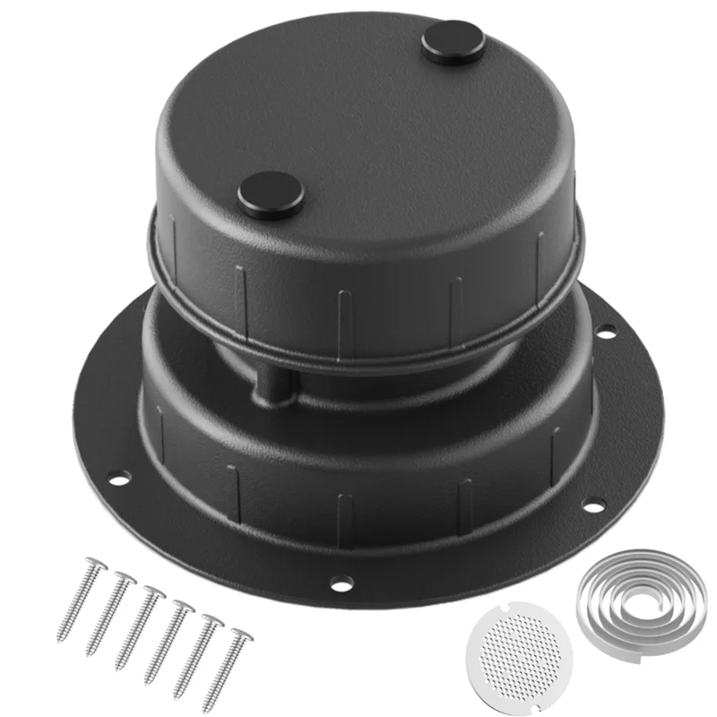 

Замена крышки вентиляционного отверстия для сантехники KYCOR-RV, подходит для труб диаметром от 1 до 2-3/8 дюйма, алюминиевая верхняя крышка для канализационной крыши с экраном