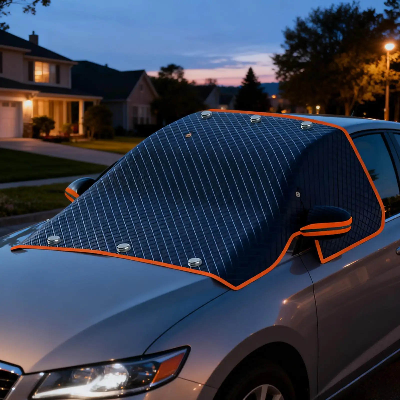 

Car Windshield Cover For Ice And Snow Reflective Protector With Storage Bag Winter Windshield Covers For Frost Indoor Outdoor