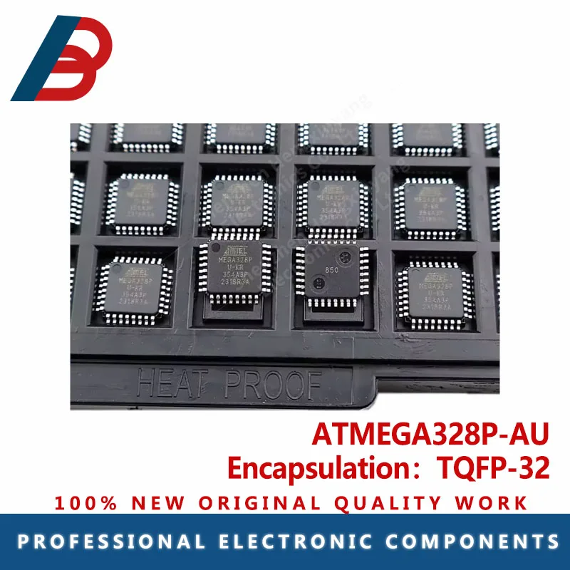 1PCS ATMEGA328P-AU 32KB 2KB FLASH 23 1.8V~5.5V AVR 20MHz TQFP-32(7x7) Microcontroller Units