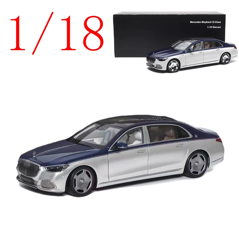 

Литая под давлением модель автомобиля Mercedes-Benz из сплава в масштабе 1/18, Mercedes-Benz Maybach S680, игровые транспортные средства, игрушки для мальчиков, подарок, оригинальная коробка