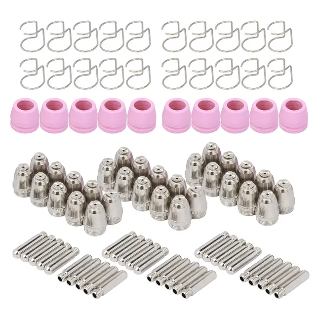 Welding Nozzle 90pcs Plasma Cutter 60A AG-60 AG60 Tip Electrode