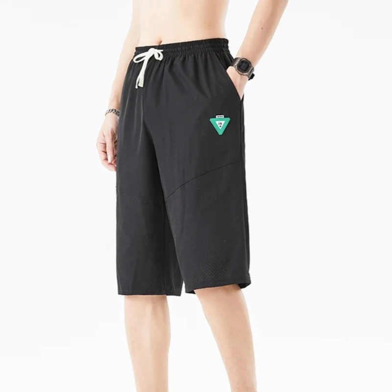 

Summer Loose Shorts Men Breathable Quick Dry Elastic Waist Board Short Pants Male Fashion Fitness Jogging Man Running Gym Shorts