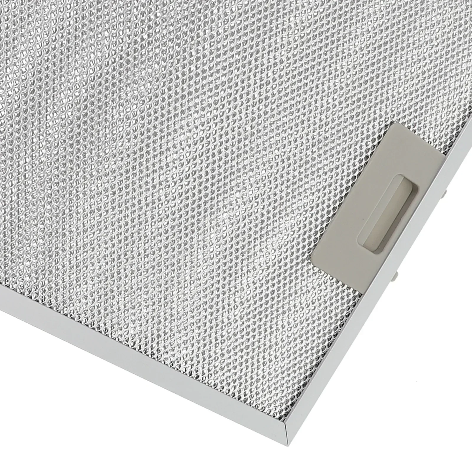 Silver and Silver Range Vents Filter, Fogão de ventilação, Filtro Hood, Dimensões: 305x267x9mm, 1 pc