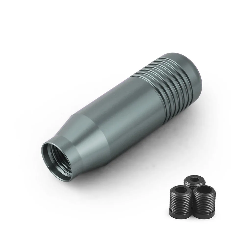 8,5 cm auto ctylish pookknop stok handgeschakelde universele auto aluminium verlengde versnellingspook versnellingskopknop