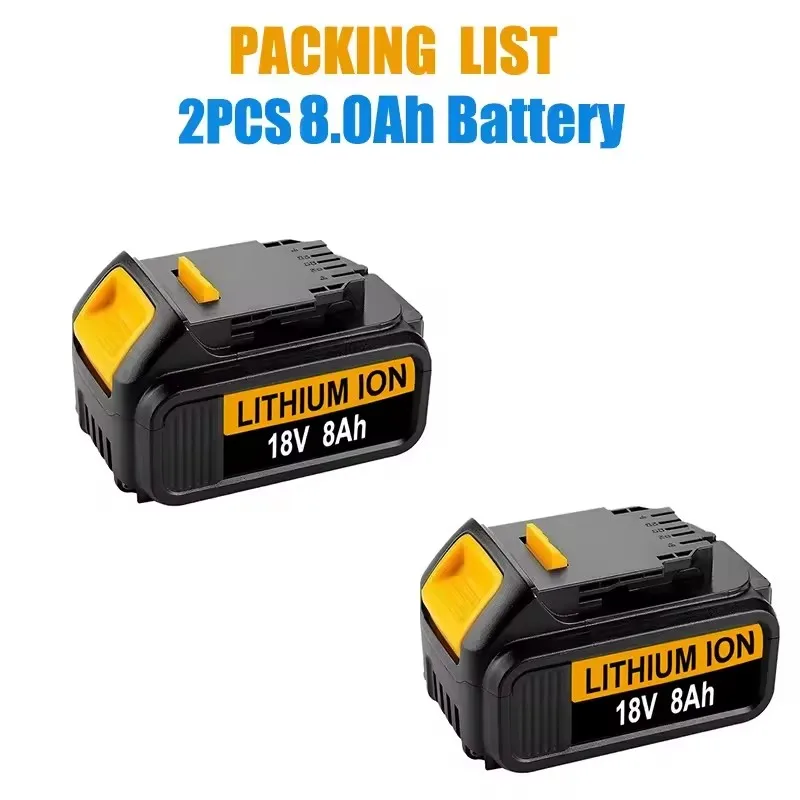 18V 12.0Ah MAX 18650 baterie náhrada za elektrické nářadí pro DeWalt DCG406 DCD887 DCF880 DCF860 DCF922 20V 6A 18V baterie s nabíječkou - náhled 4