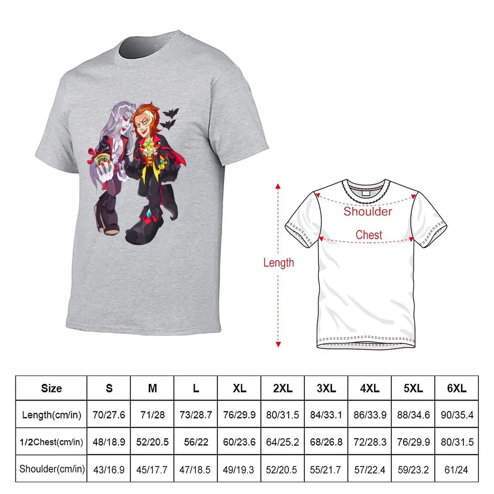 Brawlhalla Halloween! Volkov and Caspian T-Shirt baggy shirts oversized t shirt custom t shirt blanks men tshirt