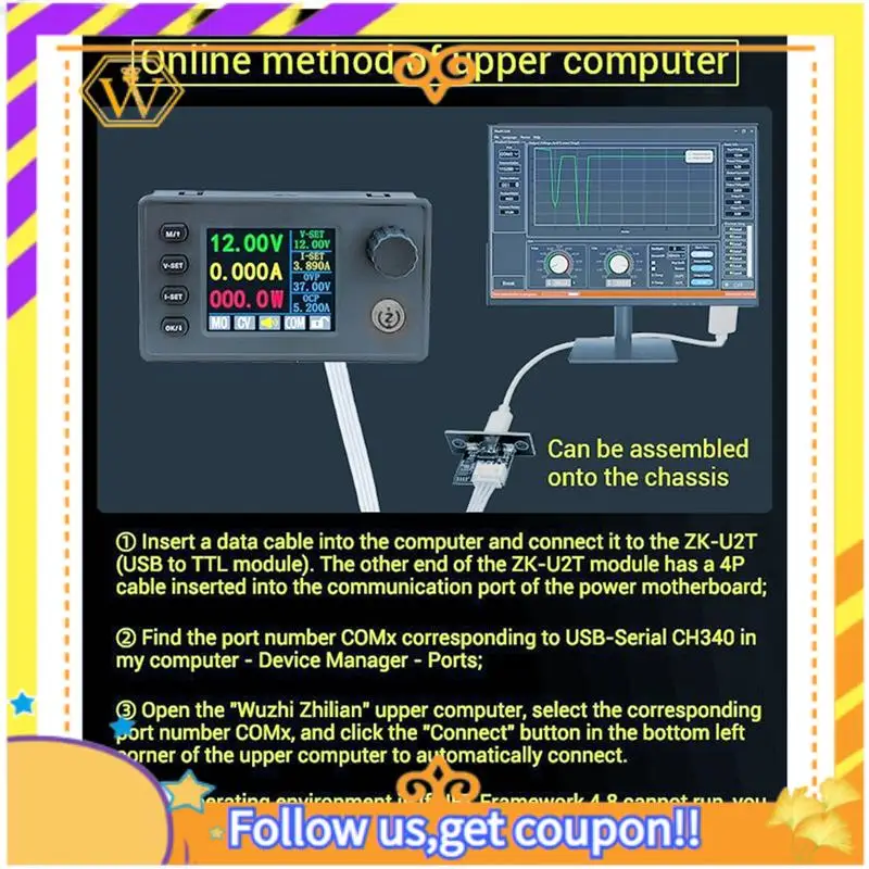 Neueste-Neue SK150C 40V8A 150W High Power Buck-Boost CNC Netzteil Lade Modul Dritte Generation