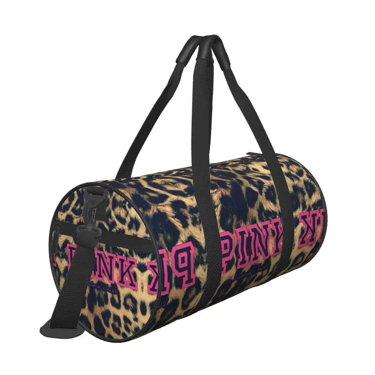 Pink  Fashion Cool Aesthetic  Travel Bag Large Sport Bags Oxford Men Women Custom Gym Bag Luggage Graphic Fitness Bag