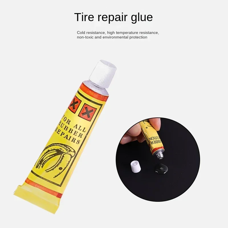 Kit de reparo de pneus de bicicleta portátil, 1/2/5/10 peças, remendo frio, ferramentas selantes sem cola para fixação rápida de pneus de tubo interno