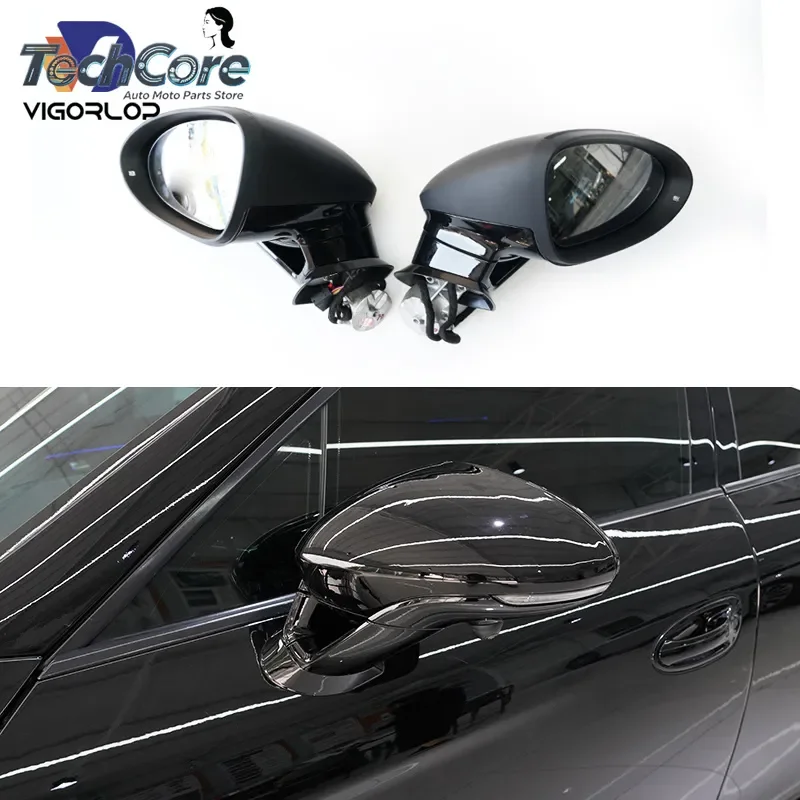 Auto Parts Reverse Mirror Assembly Car Side Rearview Mirror for Panamera 970 Upgrade to 971976 2010-2016
