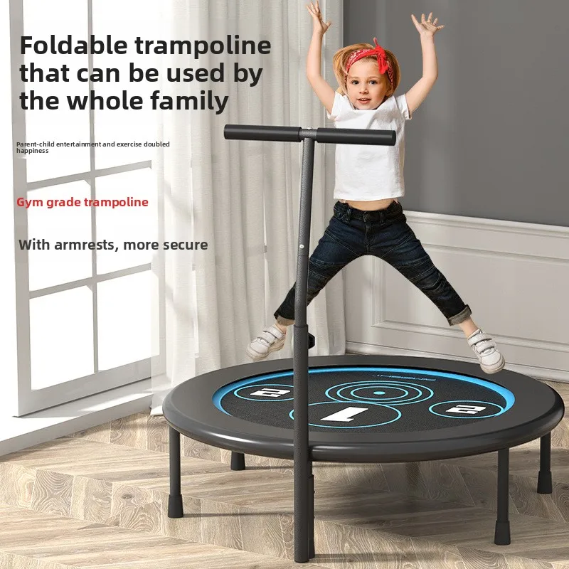 Small Spring Trampoline Indoor School Adult Kid Daily Fitness Jumping Bed 2026