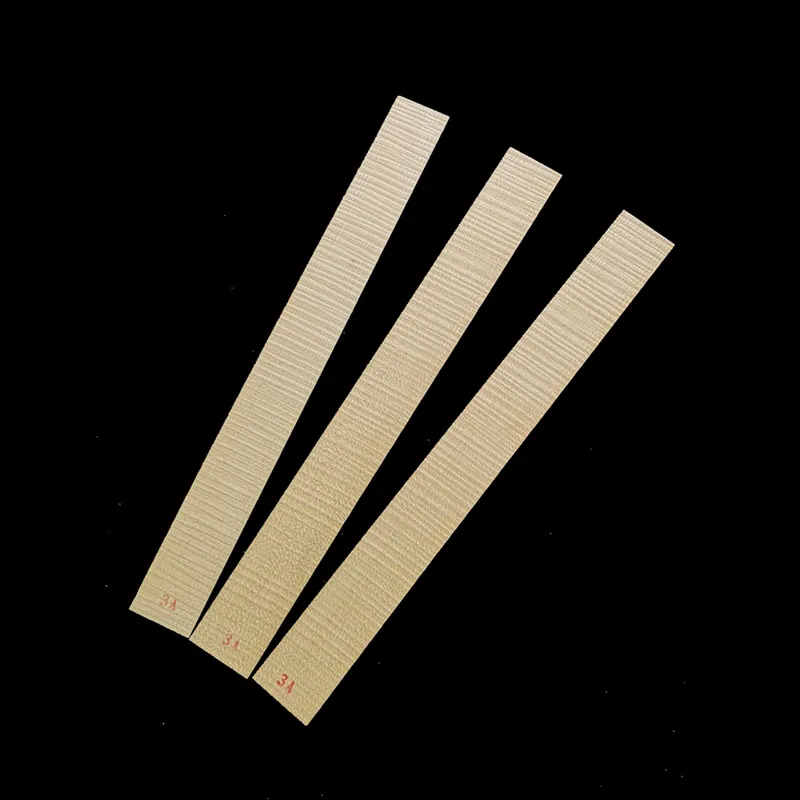 Grade 3A/2A/A/B European German maple violin side panels material Diameter cut  for wood fittings