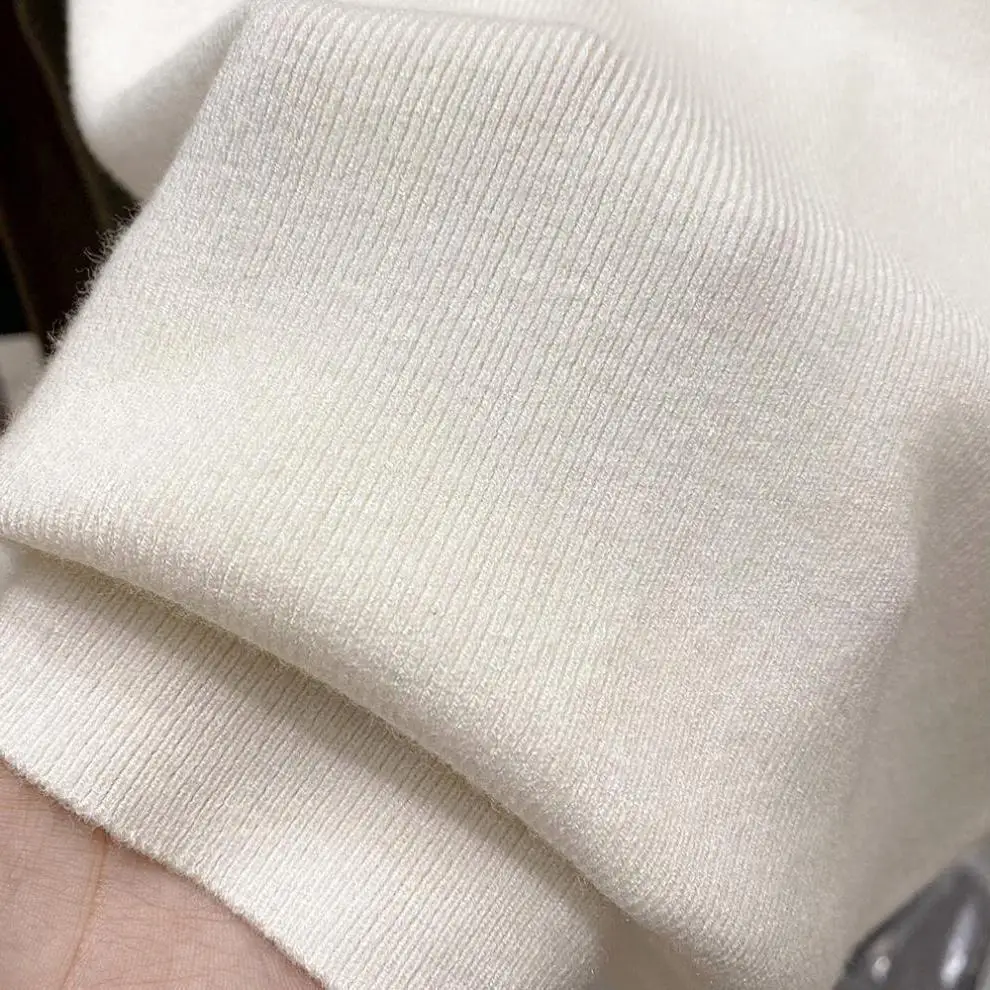 2025 Pullover Sweater  Basic Layering Piece Thin  Pullover Women Female Knitted Sweater Slim Short Sleeve Bodycon Sweater