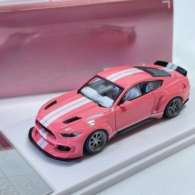 For Liberty Ford Mustang 6th generation wide body 1:64 alloy car model simulation ornament high-end collection