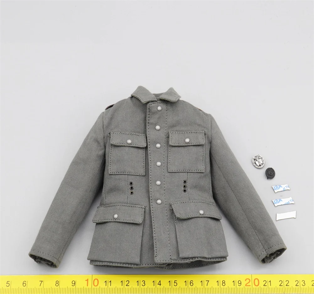 1/6 DID D80180 Figurka akcji Żołnierz Zabawka Model Płaszcz Spodnie z medalami Łopata Torba Koszula Y Pas biodrowy Dla 12" Figurka akcji Zbieraj