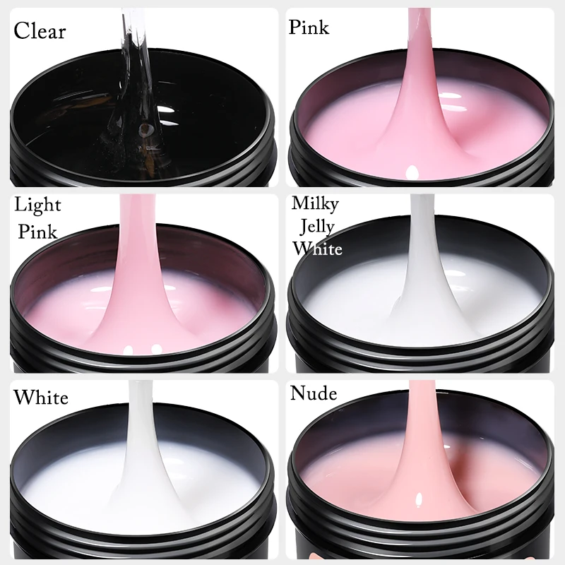 ウルシュガー-クイックエクステンション,マニキュア,ジェル,ゼリー,ヌード,ピンク,ローズ,レッド,UV LED,ソークオフ,150g