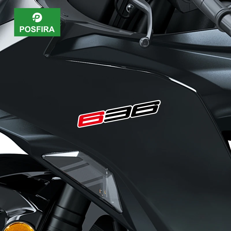 

POSFIRA Motorcycle Fairing Stickers Vinyl Decals for Kawasaki Ninja ZX 6R ZX6R 636 2013-2020 2016 2017 2018 2019 Accessories