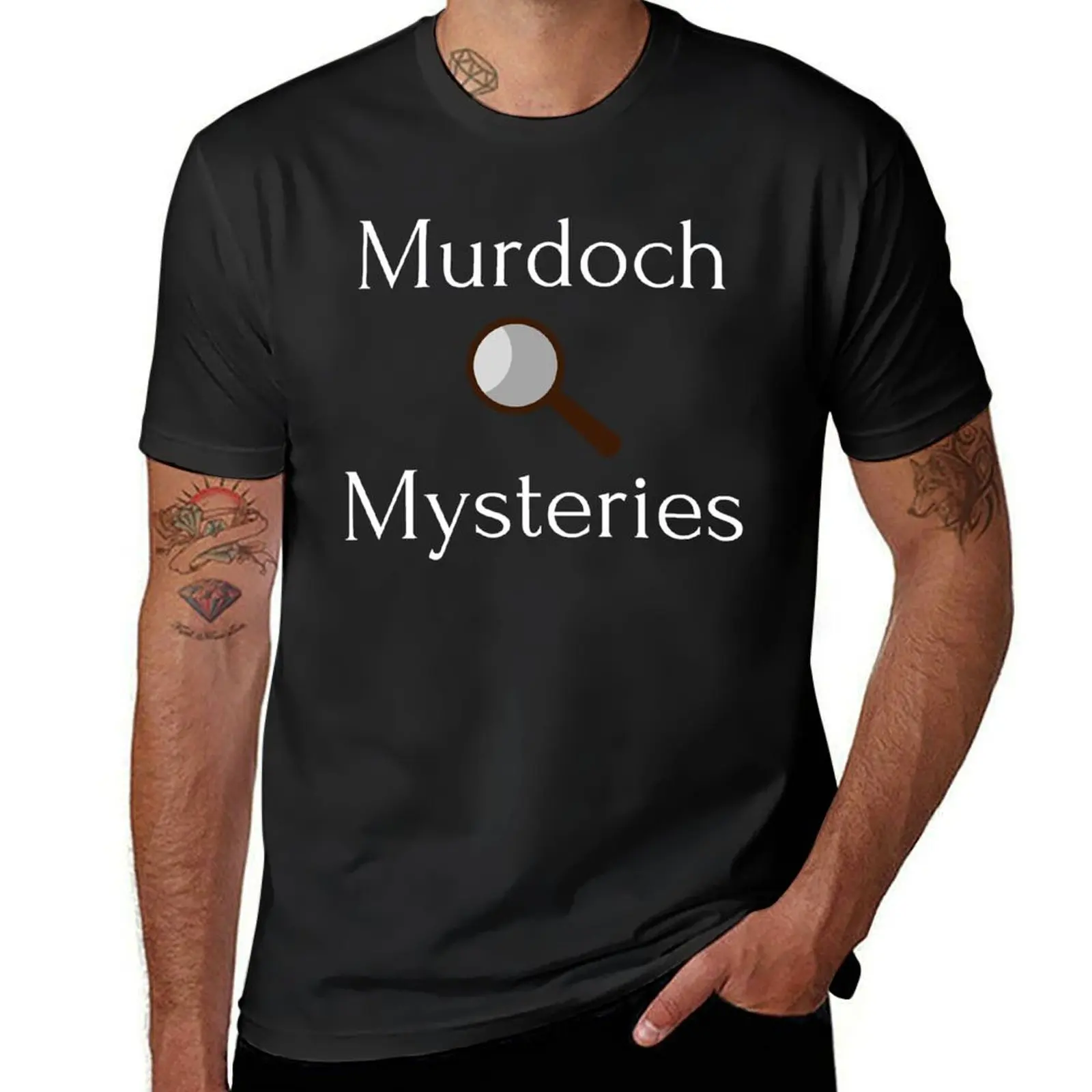 Murdoch Mystreries T-Shirt shirts graphic tees quick drying Aesthetic clothing plain white t shirts men